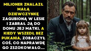 MILIONER ZNALAZŁ MAŁĄ DZIEWCZYNKĘ ZAGUBIONĄ W LESIE I ZABRAŁ JĄ DO DOMU JEJ MATKI ALE KIEDY [upl. by Ruelle]