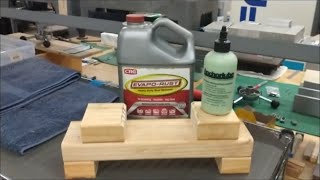 Stress Free Lathe Chuck Removal and Shop Chemical Warnings [upl. by Tomchay]