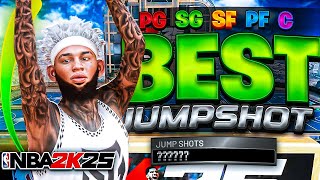 BEST JUMPSHOTS FOR ALL HEIGHTS BUILDS amp 3PT RATINGS NBA 2K25 SHOOTING SECRETS  BEST SETTINGS 2K25 [upl. by Sid]