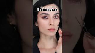 Anne Hathaway lip plumping hack lips hack shubhangianand [upl. by Okim]