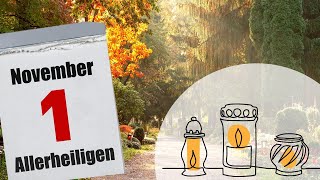 Feiertage erklärt 1 November 💀🕯️🌼🪦  Allerheiligen [upl. by Ninel289]