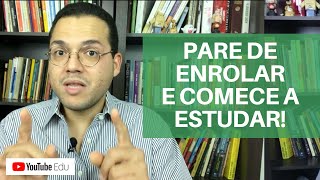 COMO PARAR DE PROCRASTINAR E COMEÇAR A ESTUDAR [upl. by Middendorf20]