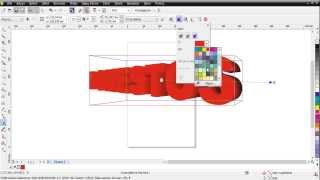 Corel Draw Poradnik 1  Napis 3D [upl. by Retla]