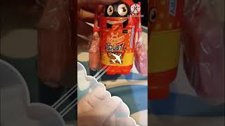 Robot shape lollipopstrawberry flavour shortsasmr [upl. by Devondra]