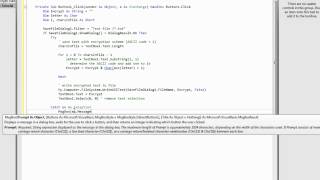 Visual Basic Tutorial How to Encrypt and Decrypt Data [upl. by Ninnette]