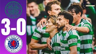 Celtic vs Rangers 30 Highlights William Hill Premiership 202425 [upl. by Nevek]