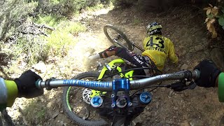 Dyrfi AK Downhill Trail Two epic mountain biking fails [upl. by Jammie]