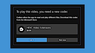 How To Get the Free HEVC Codec for Windows 10  H265  HEVC Video Extensions [upl. by Ronna60]