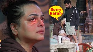 Bigg Boss 18 Today Episode Promo Shilpa Crying and Say Sorry to Karan bb18 [upl. by Lairbag]