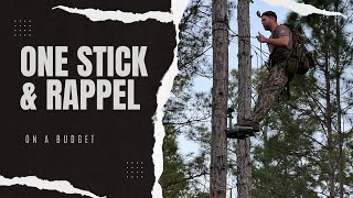 One Stick Saddle Hunting and Rappelling on a Budget [upl. by Bassett]