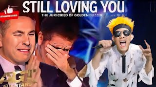 AGT 2024 Golden Buzzer  Simon Cowell cried when he heard the song Still Loving You [upl. by Monaco]