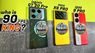 Infinix GT 20 Pro vs Poco X6 Pro vs IQOO Neo 9 Pro Pubg Test  Infinix Extremely Shocking Me 😲 [upl. by Nytsirhc]