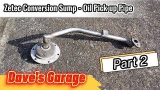 Ford Escort MK1 MK2 DIY Zetec RWD Conversion Sump  Oil Pickup Pipe [upl. by Llyrrad]