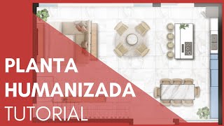 Planta Baixa Humanizada no Photoshop  Tutorial [upl. by Nagorb]