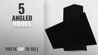 Top 10 Angled Hoods 2018 SIA EAG91BL 90cm Black Angled Glass Chimney Cooker Hood Kitchen [upl. by Elsilrac]