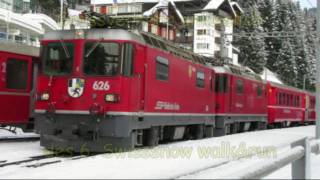 Die RhB auf der Strecke ChurArosa am 912010 [upl. by Eibbor]