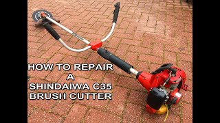 How To Repair A Shindaiwa C35 Brush Cutter Thats Been Sitting Unused [upl. by Elvyn680]