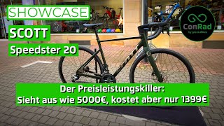 SCOTT Speedster 20 Bike 2022 mit Carbongabel  Kurzvorstellung ConRad [upl. by Blumenfeld]