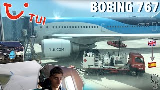 TUI Boeing 767300ER Flight Manchester Airport  Tenerife South Trip Report [upl. by Allekram]