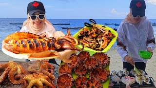 Catch amp Cook SEAFOOD FRESH hasil berburu dengan Subscriber dari Jakarta amp Morowali 🥰🐙🦀🐟🦑 [upl. by Eenat220]