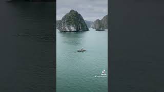 Cruise ship in Cat Ba 🇻🇳 La Han BayHalong Bay halongbaycruise cruiseship keine bezahlte Werbung [upl. by Jessalyn]