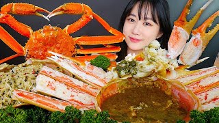 이번엔 대게찜이닷😎최상급 러시아산 박달대게 먹방🦀대게찜 대게 내장 먹방  Snow Crab  ASMR MUKBANG  Eating Show [upl. by Matthus]