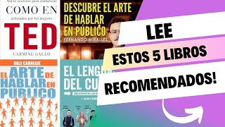 Cinco libros que debes leer [upl. by Coridon]