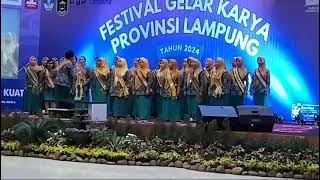 MARS KOTA METRO  FESTIVAL GELAR KARYA PROVINSI LAMPUNG [upl. by Gleda980]