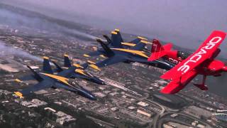 Fly over Seattle with the Blue Angels [upl. by Alesiram]