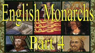 English Monarchs Part 4 1167AD  1399AD Houses of Anjou and Plantagenet [upl. by Ahsiral]