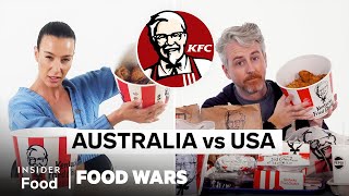 US vs Australia KFC  Food Wars  Insider Food [upl. by Dirk]