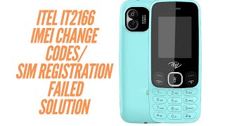 Itel it2166 Imei Change CodesSim Registration Failed PTA Blocked Solution 2024 [upl. by Nive643]