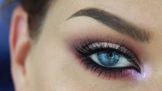 MOODY PLUM HALO EYE  MakeupGeek Foiled Shadows [upl. by Pickard]