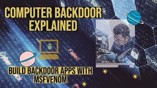 What is a Computer Backdoor 🖥️ 🚪 🔐  Learn how to build backdoor apps with msfvenom  🐍 ⚙️ [upl. by Daiz]