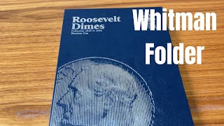 Whitman Coin Folder for Silver Roosevelt Dimes [upl. by Yddeg]