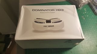 Fatshark Dominator HD3  unboxing and mini review [upl. by Llemert]