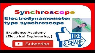 Weston type synchroscope Electrodynamometer type synchroscope [upl. by Nogas704]