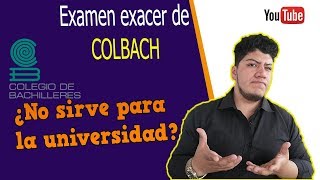 🔵PREPA en un sólo EXAMEN colbachexacer ⚠️5 COSAS que TIENES que SABER⚠️ [upl. by Ardine235]