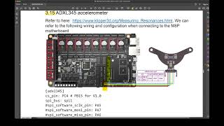 Wiring amp Klipper Config for the ADXL345 Accelerometer BTT Manta M8P  Custom 3D Printer [upl. by Adrianna]