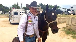 Stampede competitor disqualified for alleged animal abuse [upl. by Luhey702]