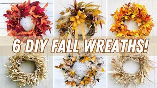 How to make 6 different fall wreaths [upl. by Morel]