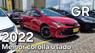 COROLLA GR 2022 A melhor versão de corolla seminovo Avaliação completa [upl. by Llerrut881]