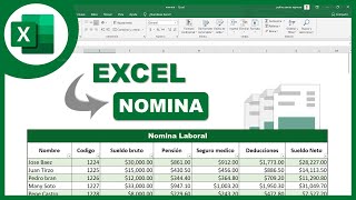 Excel Nómina laboral básica Para cualquier país [upl. by Teerprah399]