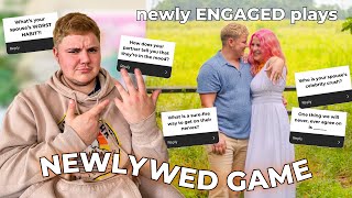 Newly ENGAGED Plays NEWLYWED Game How Well Do We Know Each Other Who Knows Who BETTER [upl. by Hannej150]