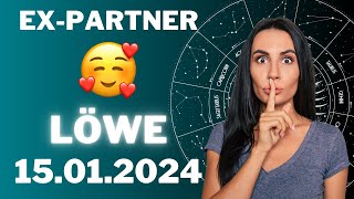 LÖWE ♌️🔴 DEIN EX WIRD SICH MELDEN 😨 Horoskop  15Januar 2024 löwe tarot [upl. by Animsaj]