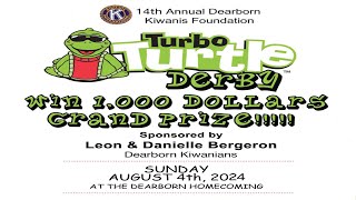 KiwaniTalk  2024 Turbo Turtle Derby Fundraiser at Dearborn Homecoming Jim Ruginski Kiwanis Member [upl. by Anire]