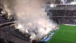 Hammarby Ultras Tifo vs Djurgården [upl. by Dinnie]