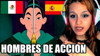 ESPAÑOLA Reacciona 🗡️ Hombres de accion 🗡️ MULAN CastellanoLatino [upl. by Akaenahs]