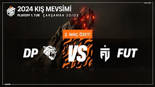 ŞL 2024 Kış Mevsimi  Playoff  DP vs FUT  2 Maç Özeti [upl. by Ardyce]