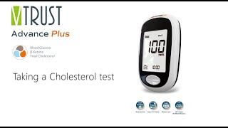 Advance Plus Strips Total Cholesterol Test Operational Tutorial [upl. by Sheeran]